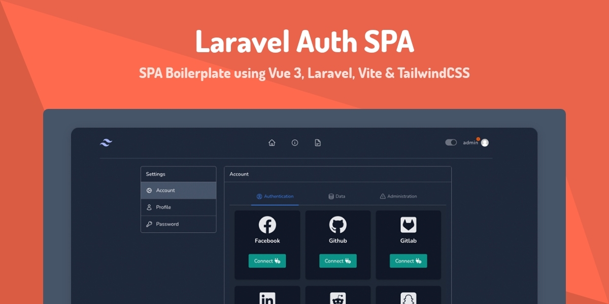 Laravel Auth SPA - SPA Boilerplate using Vue 3, Laravel, Vite ...