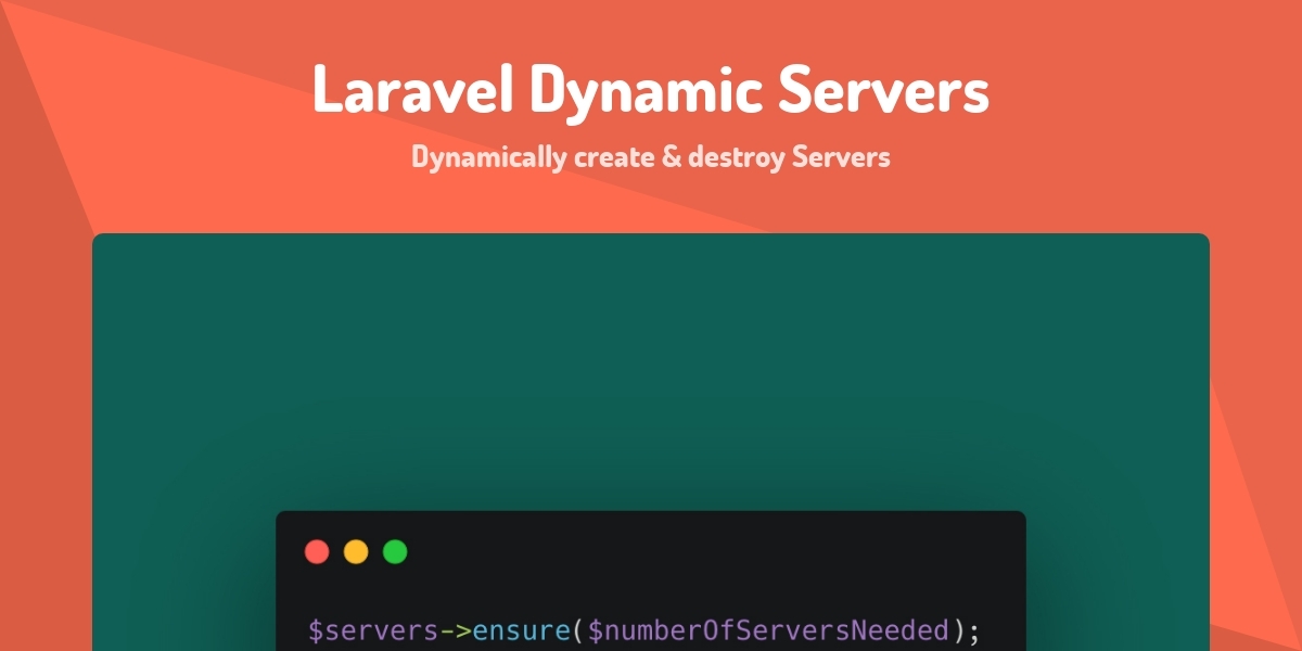 Laravel Dynamic Servers - Dynamically create & destroy Servers - Made ...