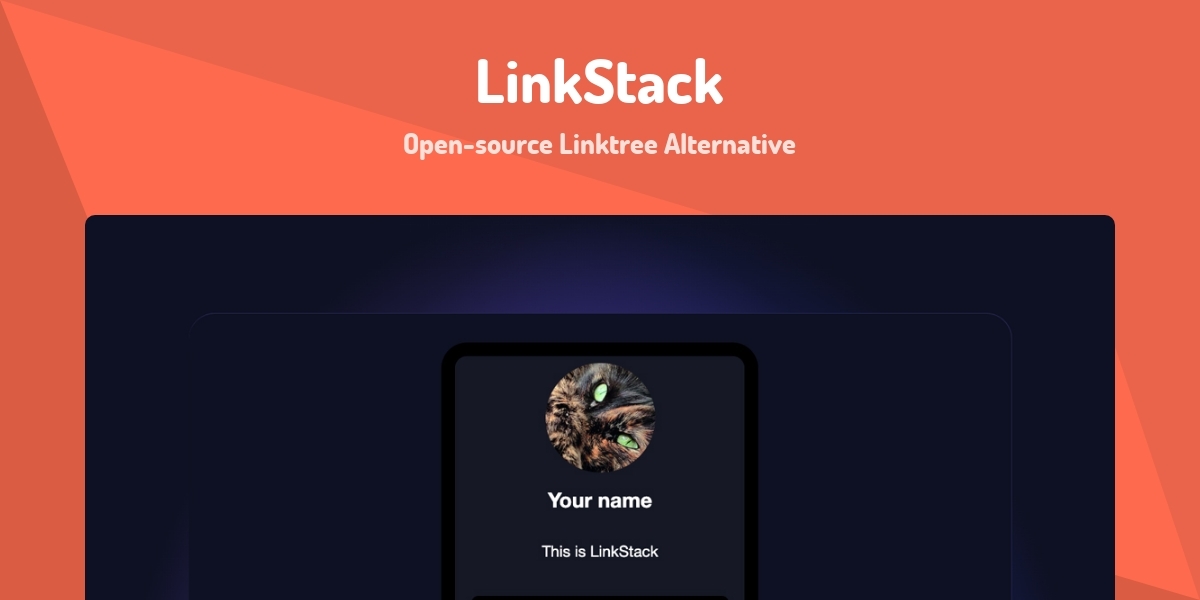 LinkStack - Open-source Linktree Alternative - Made with Laravel