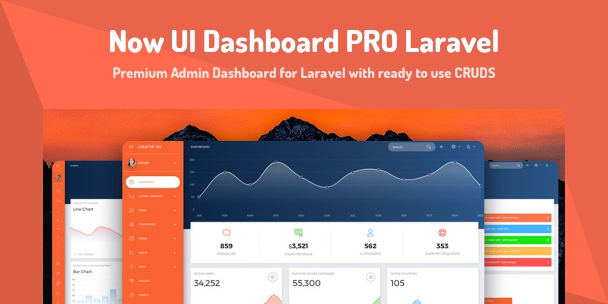 Now UI Dashboard PRO Laravel - Premium Admin Dashboard for Laravel with ...