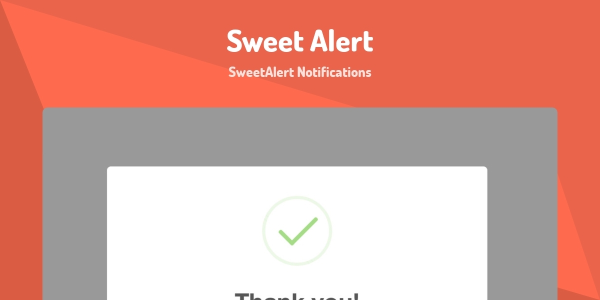 Sweet Alert - SweetAlert Notifications - Made with Laravel