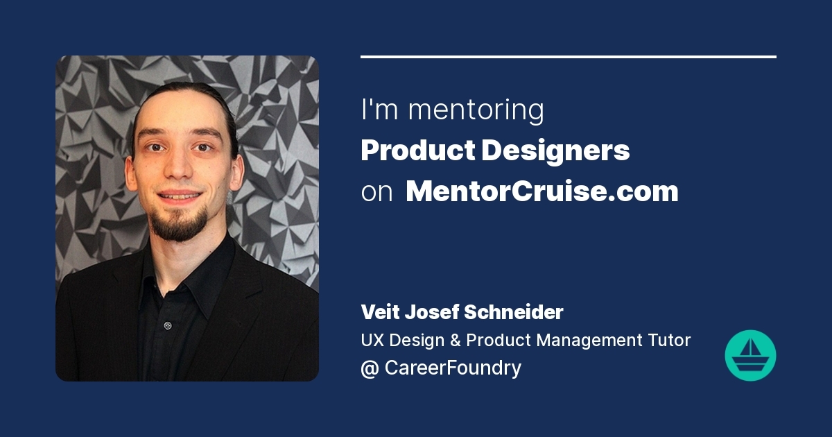 Veit Josef Schneider - Ux Design Mentor on MentorCruise
