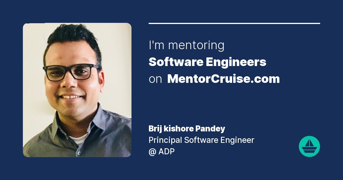 Brij kishore Pandey - Python Mentor on MentorCruise