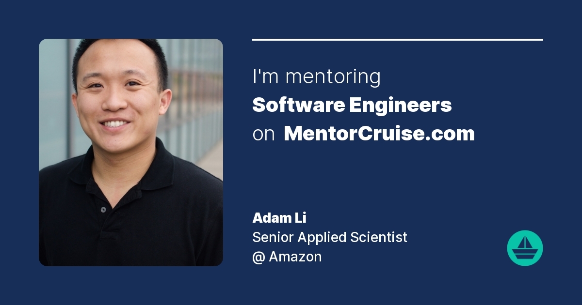Adam Li - Machine Learning Mentor on MentorCruise