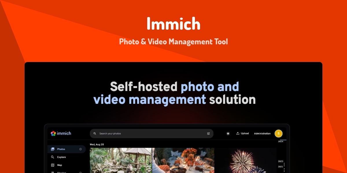 Immich Immich - Photo & Video Management Tool - Made with Svelte