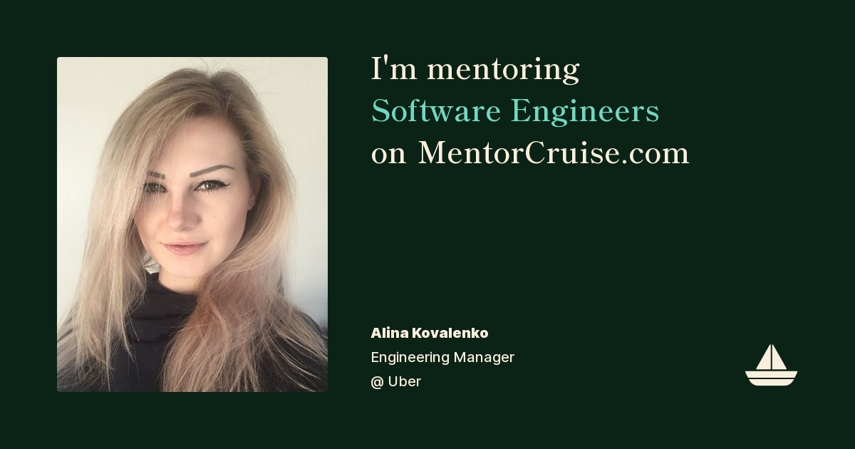Alina Api Alina Kovalenko - Engineering Mentor on MentorCruise
