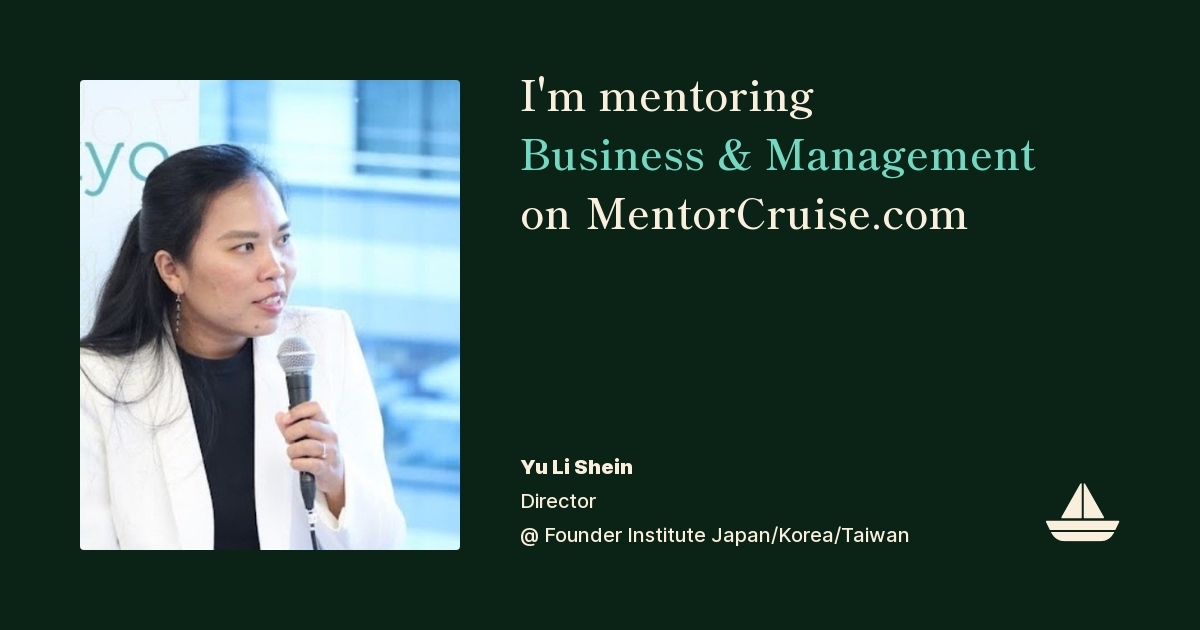 Yu Li Xi Yu Li Shein - New Business Development Mentor on MentorCruise