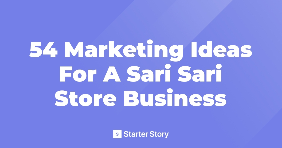 Sari sari store case study picture