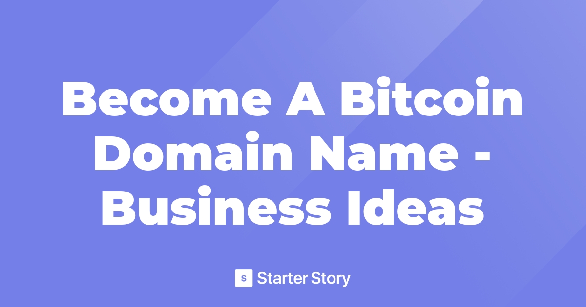 domain names for bitcoin