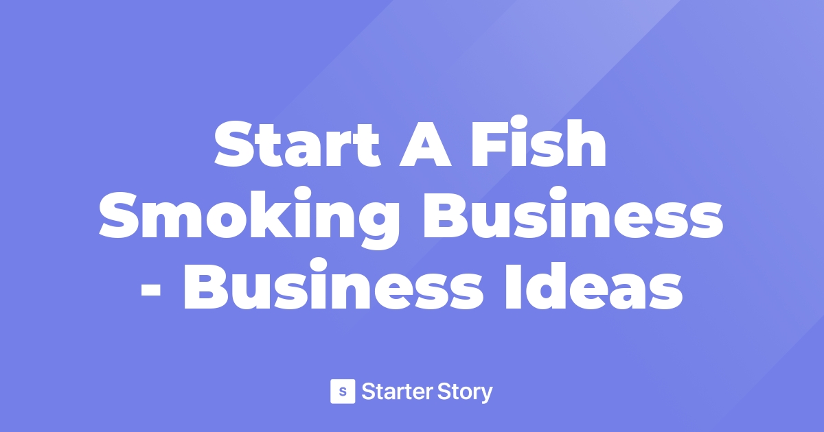 smoked fish business plan pdf