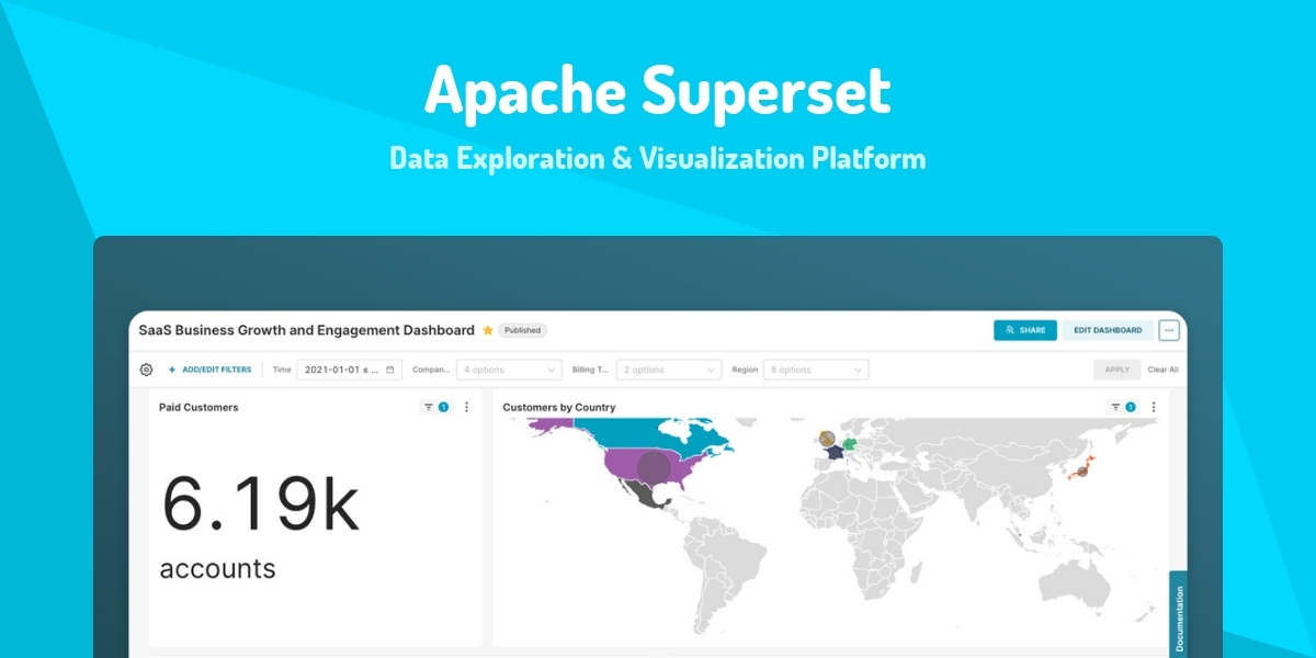 Apache Superset - Data Exploration & Visualization Platform - Made with ...