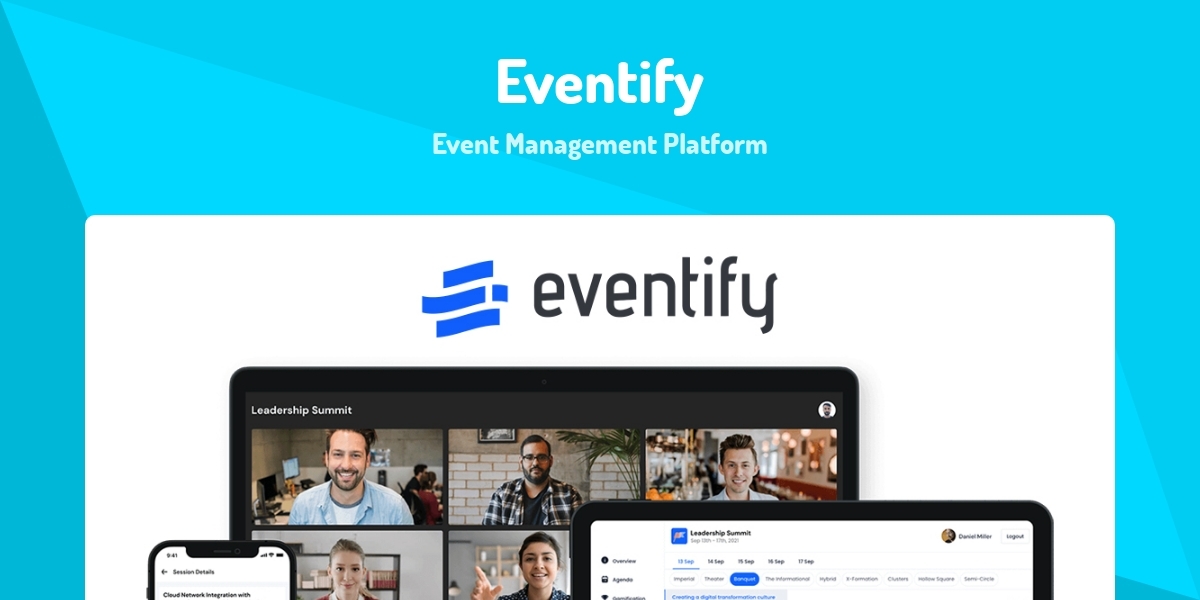 Eventify - Event Management Platform - Made with React.js