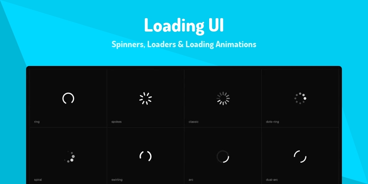 Loading File Ui Desktop App Loading UI - Spinners, Loaders & Loading Animations - Made with React.js