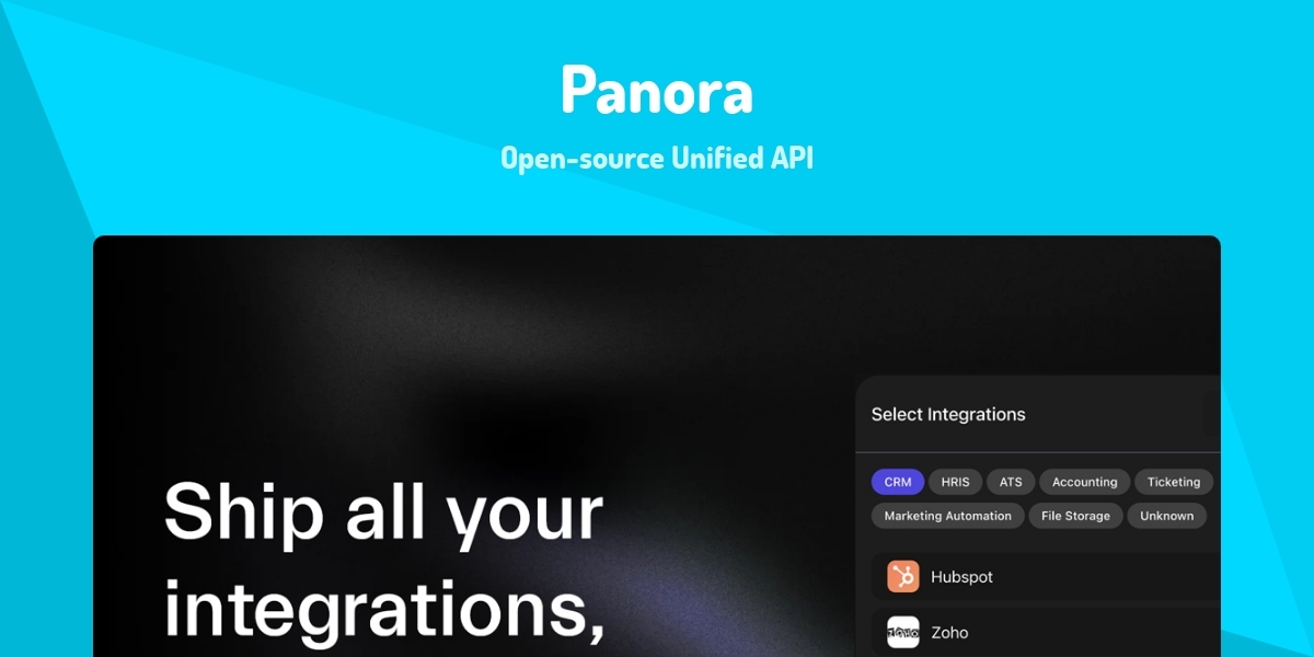 Panos Api Components Panora - Open-source Unified API - Made with React.js