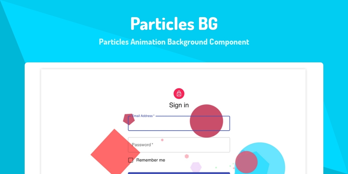 Particles Bg Html Particles BG - Particles Animation Background Component - Made with ...