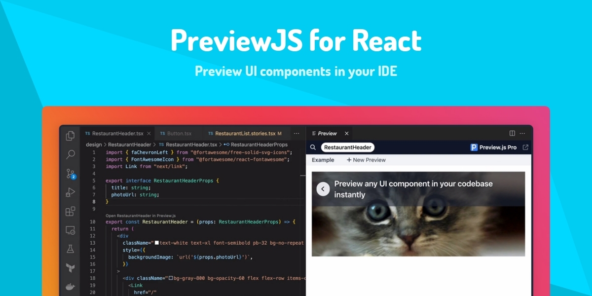 PreviewJS for React - Preview UI components in your IDE - Made with ...