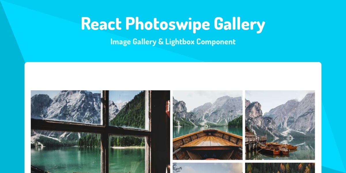 React Photoswipe Gallery - Image Gallery & Lightbox Component - Made ...