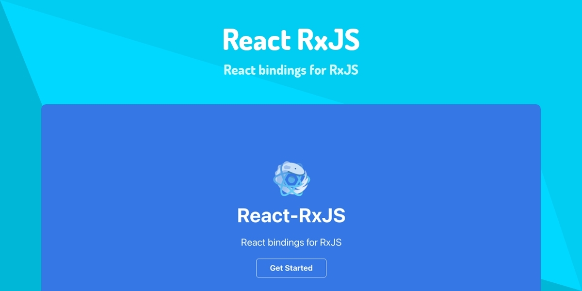 React RxJS - React bindings for RxJS - Made with React.js