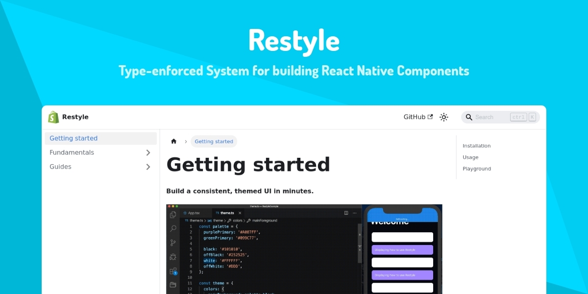 Restyle - Type-enforced System for building React Native Components ...