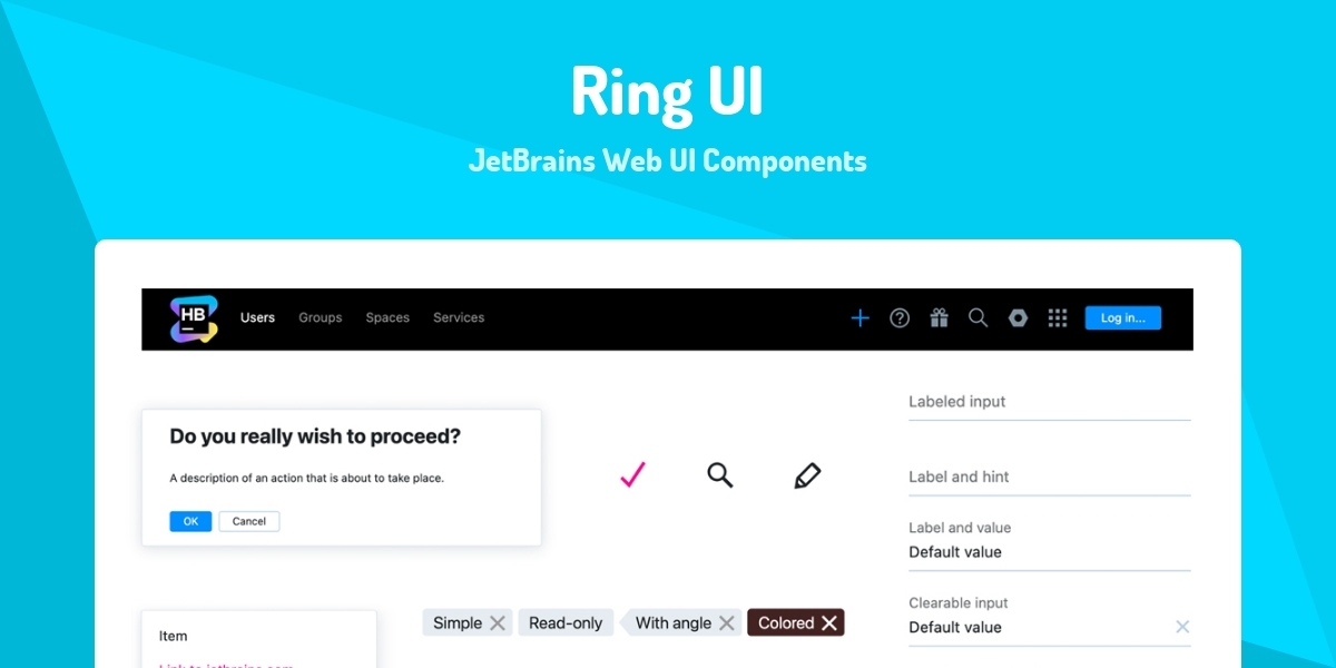 Ring Data Ui Ring UI - JetBrains Web UI Components - Made with React.js