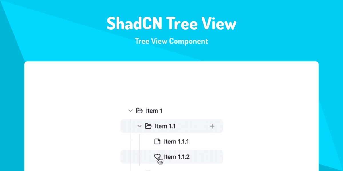 ShadCN Tree View - Tree View Component - Made with React.js