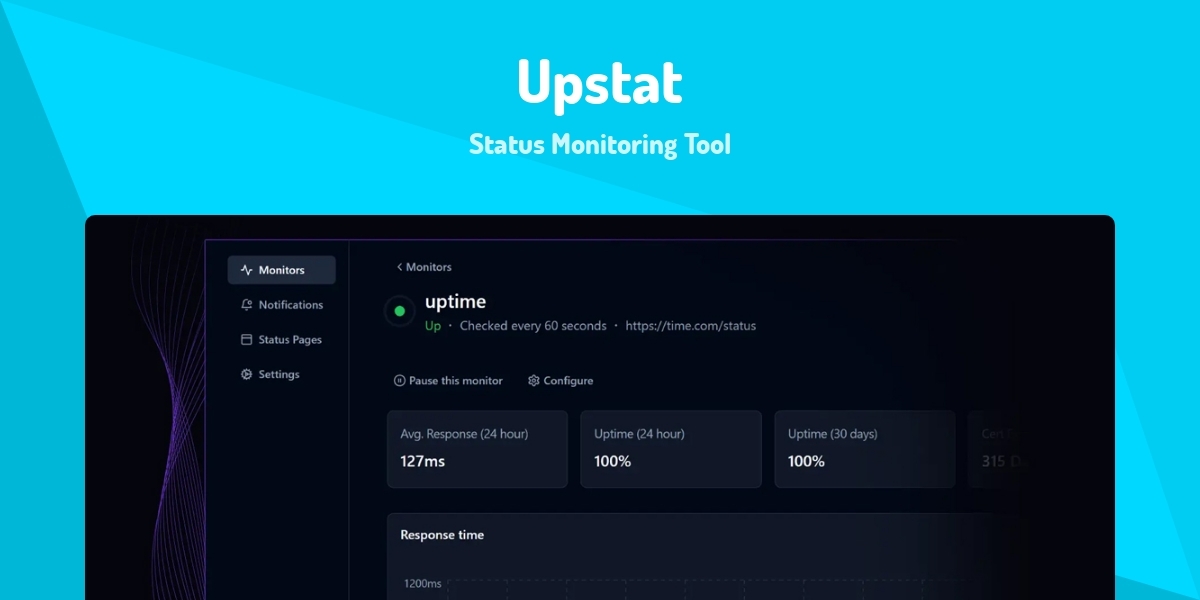 Status Monitor Example Ui Upstat - Status Monitoring Tool - Made with React.js