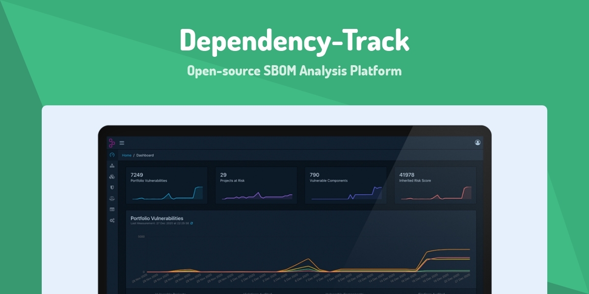 Dependency-Track - Open-source SBOM Analysis Platform - Made with Vue.js