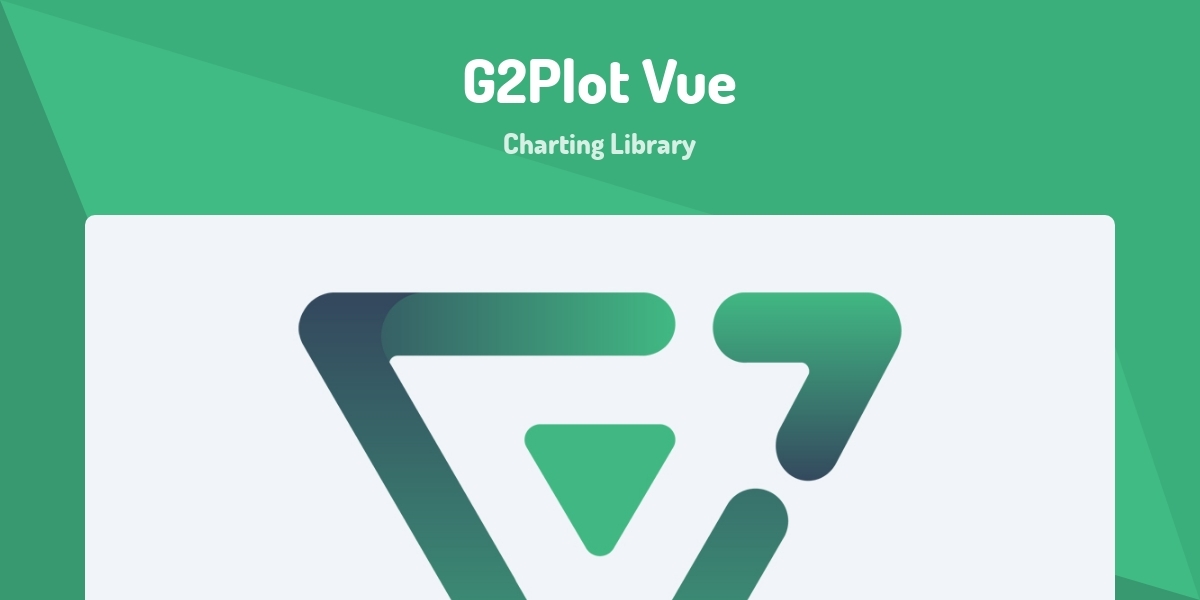 6 javascript charting libraries for powerful data... G2Plot Vue - Charting Library - Made with Vue.js