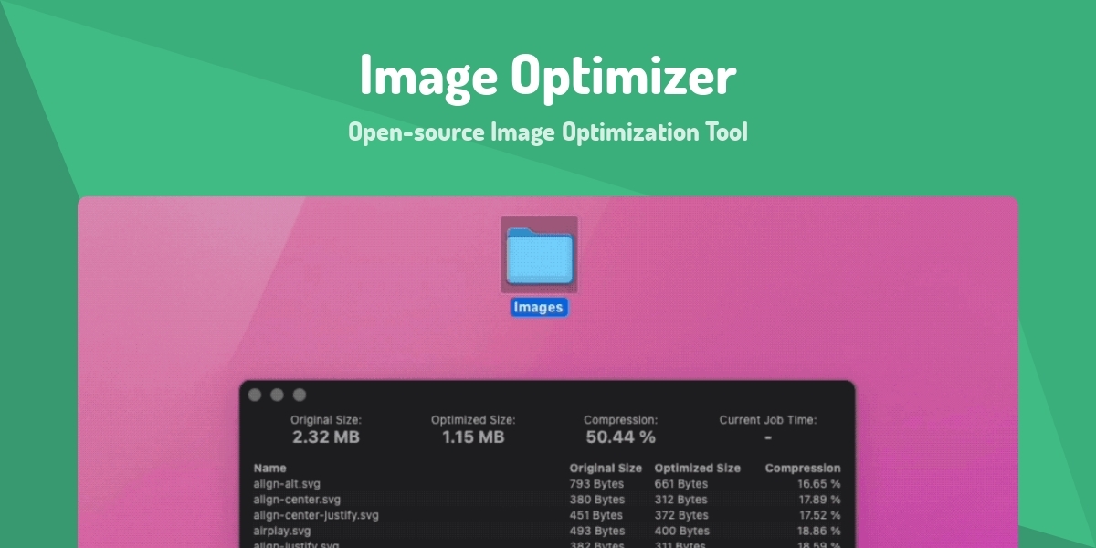 Image Optimizer - Open-source Image Optimization Tool - Made with Vue.js