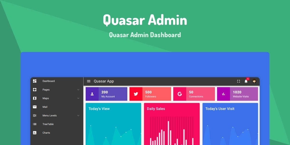 企业管理后台模板(简洁/大方/美观)