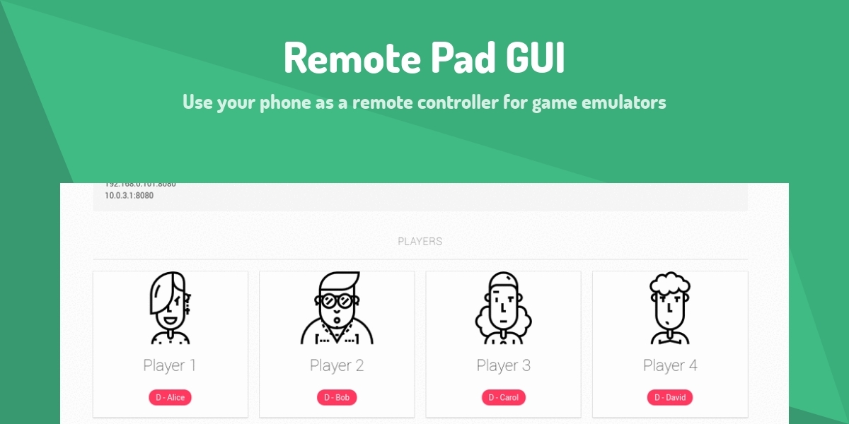 Remote Pad GUI - Use your phone as a remote controller for game ...