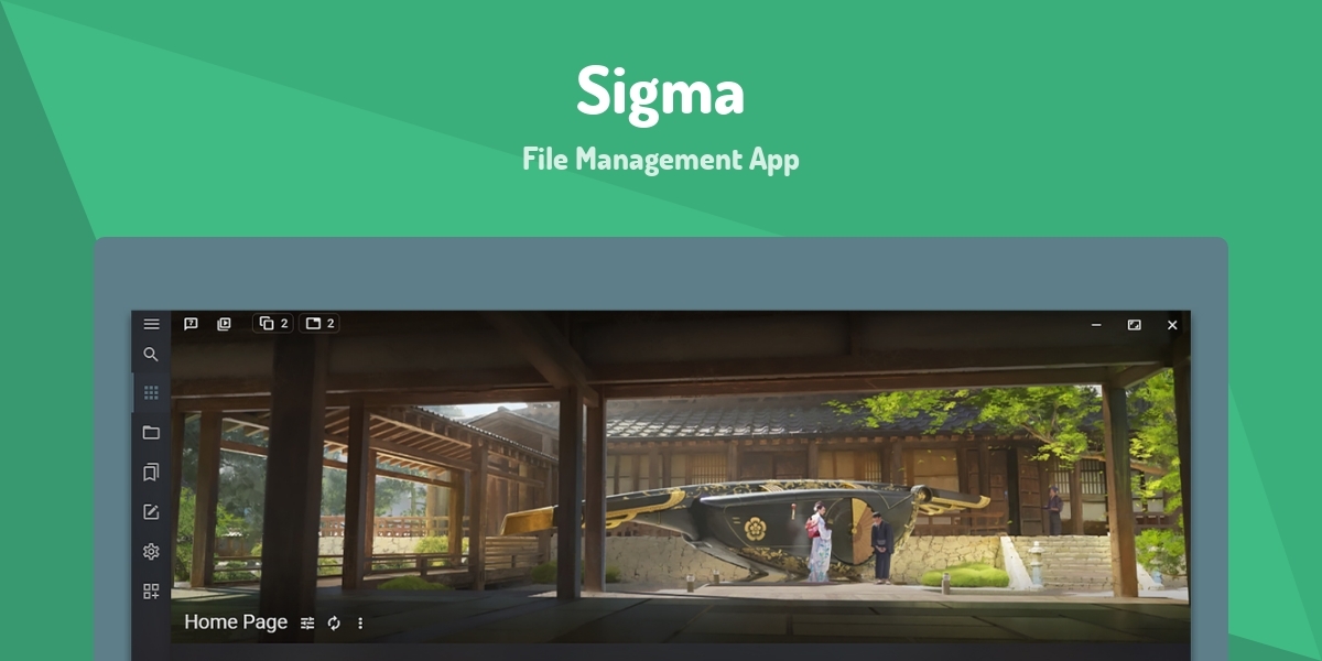 Sigma - File Management App - Made with Vue.js