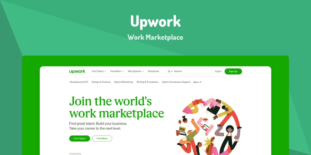 Upwork - Work Marketplace - Made with Vue.js