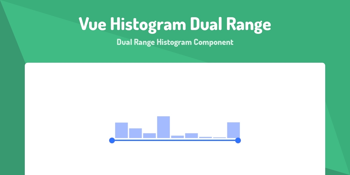 Vue Histogram Dual Range - Dual Range Histogram Component - Made with ...