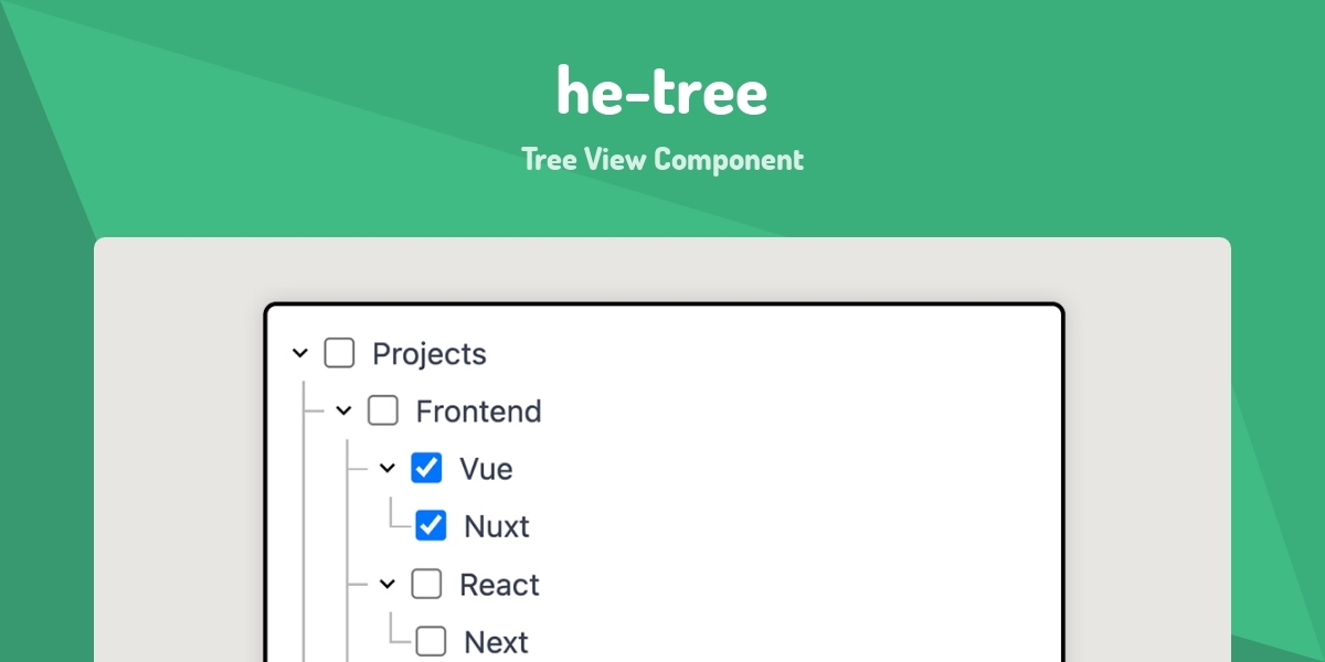 he-tree - Tree View Component - Made with Vue.js
